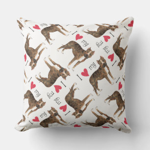 Coussin D'extérieur J'aime mon personnel Am