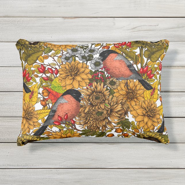 Coussin D'extérieur Jardin d'automne 1 (Devant)
