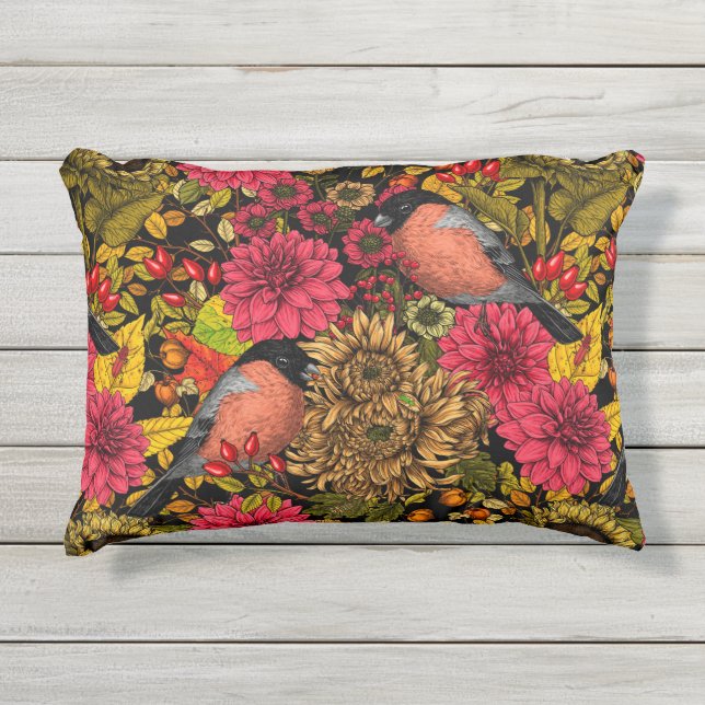 Coussin D'extérieur Jardin d'automne 2 (Devant)