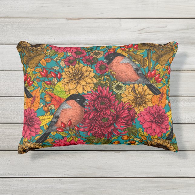 Coussin D'extérieur Jardin d'automne 3 (Devant)