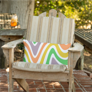 Coussin D'extérieur Jardin motif mixte couleurs mignonnes et colorées