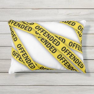 Coussin D'extérieur Je suis offensé que la police ne croise pas