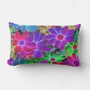 Coussin D'extérieur Jetez l'oreiller - Marguerites Abstraites colorées