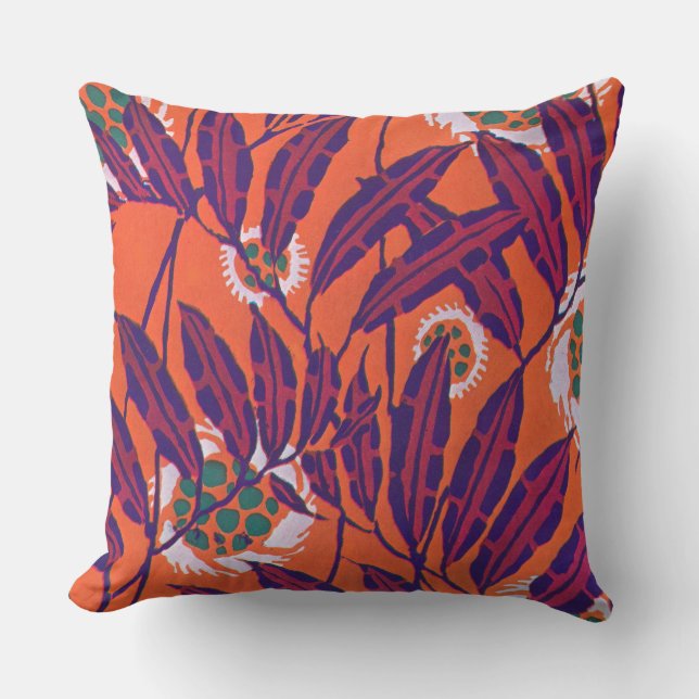 Coussin D'extérieur La flore Art déco de Séguy (Recto)