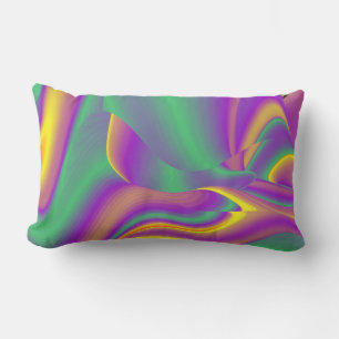 Coussin D'extérieur La magie des couleurs Abstrait Rainbowart 3D