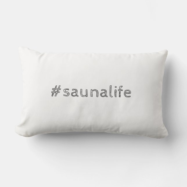 Coussin D'extérieur La vie de sauna (Recto)