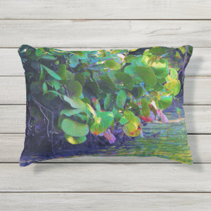 Coussin D'extérieur Lagune de la mangrove avec des raisins de mer