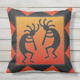 Coussin D'extérieur Le double a dégrossi sud-ouest dansant la
