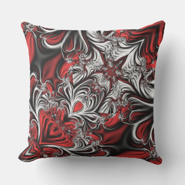 Coussin D'extérieur Le motif de Fractal (Recto)