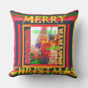 Coussin D'extérieur Le Noël spécial le plus coloré du monde