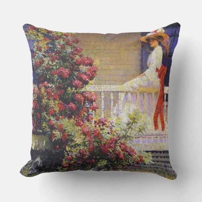 Coussin D'extérieur Le Rambleur Écarlate (Recto)