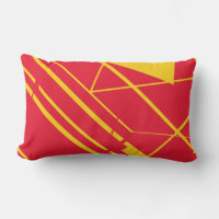 Lignes de formes or sur la couleur rouge foncé Abs