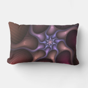 Coussin D'extérieur Magique brillant Abstrait rayé coloré Fractal