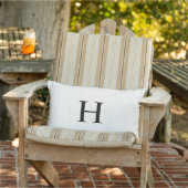 Coussin D'extérieur Monogramme Moderne Classique (Chaise)