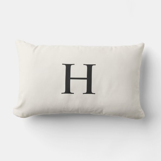 Coussin D'extérieur Monogramme Moderne Classique (Recto)