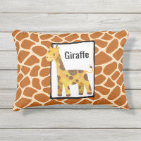 Motif à peau de girafe sauvage avec dessin de gira