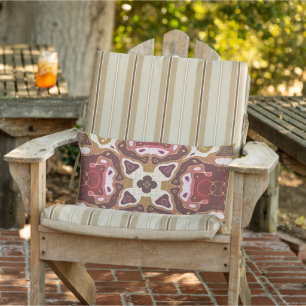 Coussin D'extérieur Motif d'art de carreaux bohème méditerranéen maroc