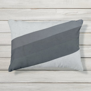 Coussin D'extérieur Motif de rayures géométriques élégantes