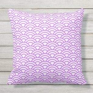 Coussin D'extérieur Motif moderne géométrique japonais d'échelle de