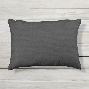 Coussin D'extérieur Motif texturé gris foncé Patio extérieur