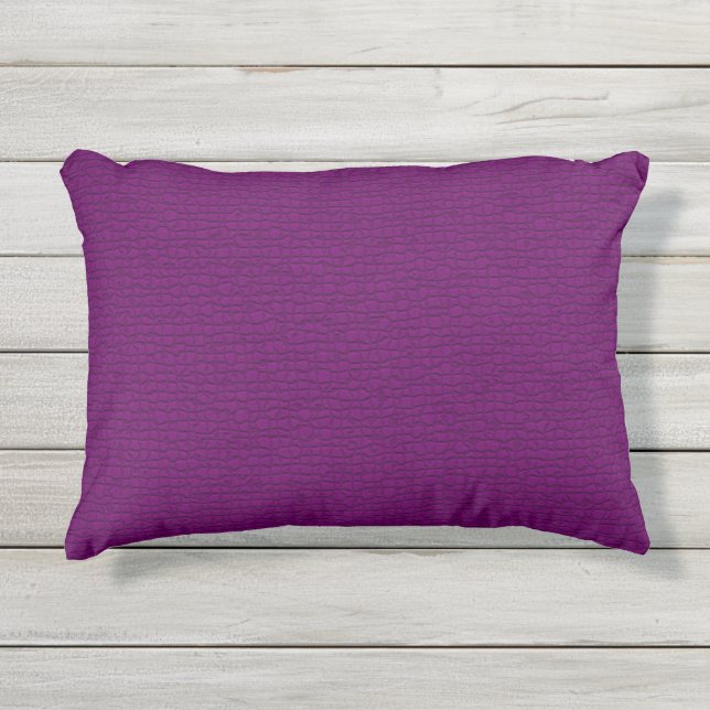 Coussin D'extérieur Motif texturé violet Patio extérieur (Devant)