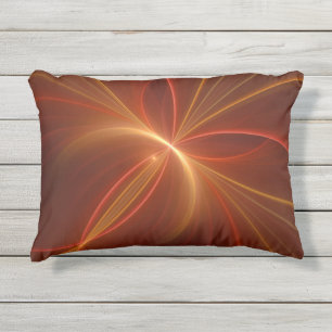 Coussin D'extérieur Mystique Abstrait Fractal Art Moderne Couleurs cha