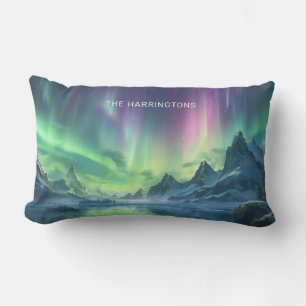 Coussin D'extérieur Nom personnalisé Aurora Borealis