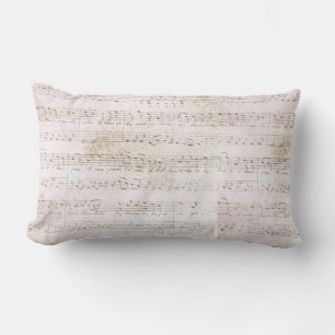 Coussin D'extérieur Notation musicale vintage