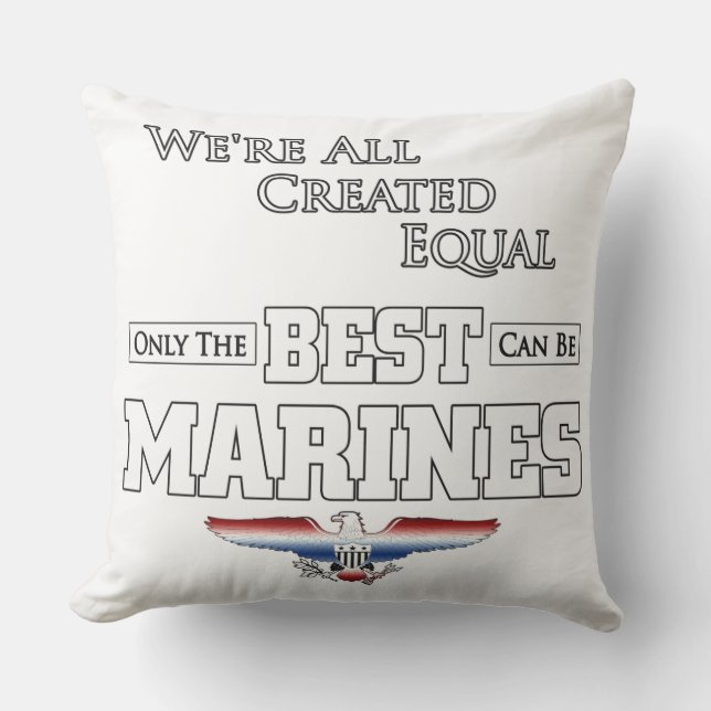 Coussin D'extérieur Only The Best Marines (Recto)