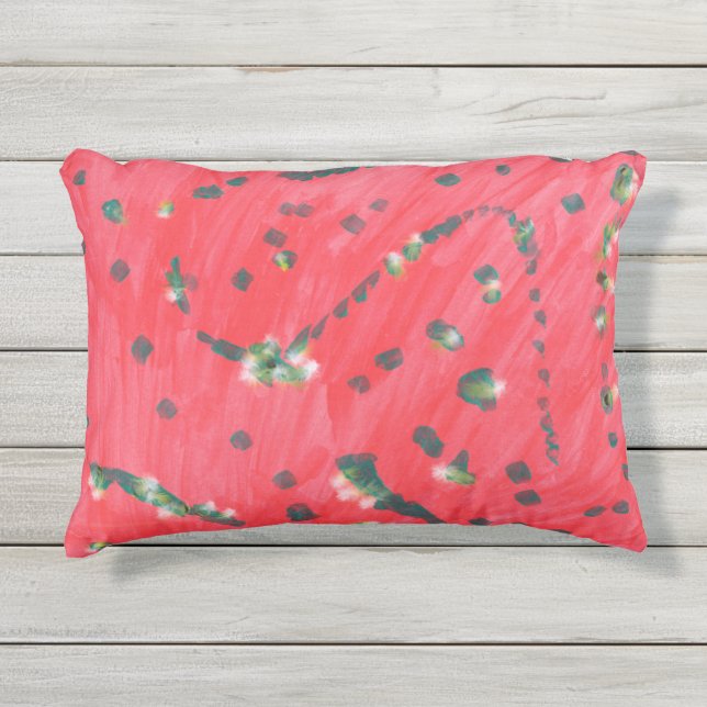 Coussin D'extérieur Oreiller accentuel Love Flow (Devant)