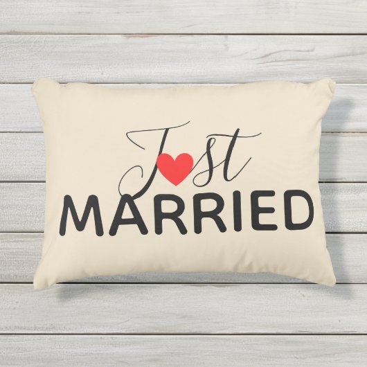 Coussin D'extérieur Oreiller extérieur pour jeunes mariés (Devant)