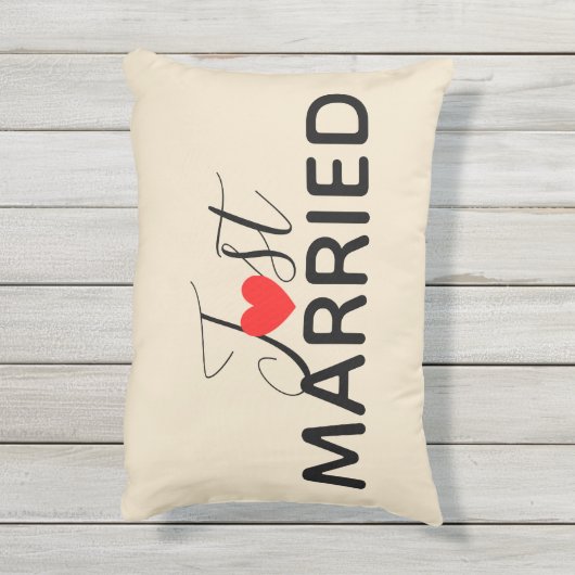 Coussin D'extérieur Oreiller extérieur pour jeunes mariés (Dos (Vertical))