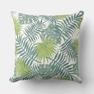 Coussin D'extérieur Palm Tree Fronds Peinture hawaïenne