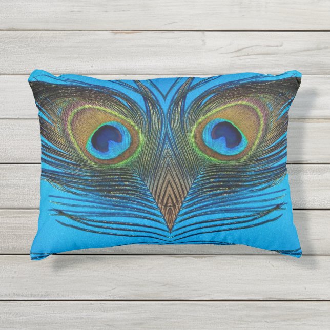 Coussin D'extérieur Paon (Devant)