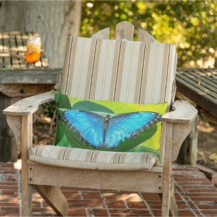 Coussin D'extérieur Papillon bleu Morpho