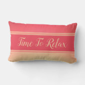 Coussin D'extérieur Patio de typographie moderne (Verso)