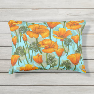 Coussin D'extérieur Pavot de Californie