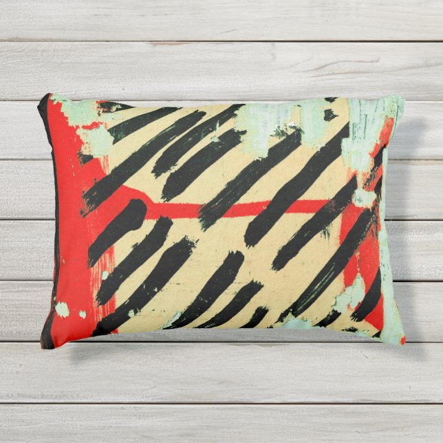 Coussin D'extérieur Peinture à papier peint Cool unique (Devant)