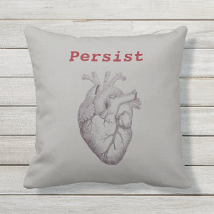 Coussin D'extérieur Persistent le coeur de ~