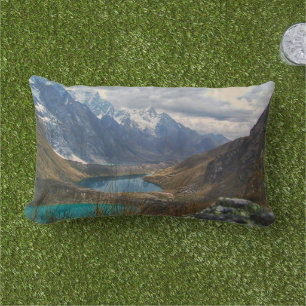 Coussin D'extérieur Photo des montagnes alpines panoramiques
