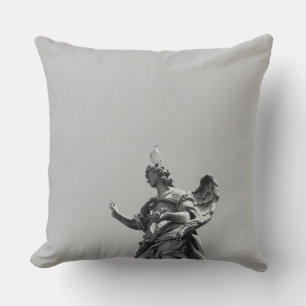 Coussin D'extérieur Photo simple et moderne de mouette sur la statue