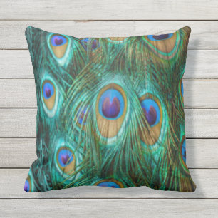 Coussin D'extérieur Pic bleu vert