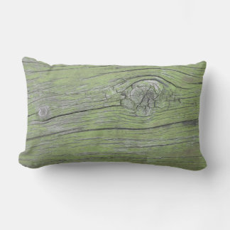 Coussin D'extérieur Planche en bois vert vieilli