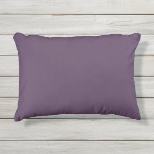 Coussin D'extérieur Plum solide foncé pourpre foncé