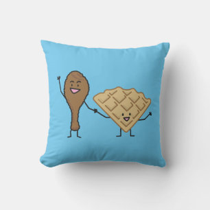 Coussin D'extérieur Poulet et gaufres américains et cuisine du sud