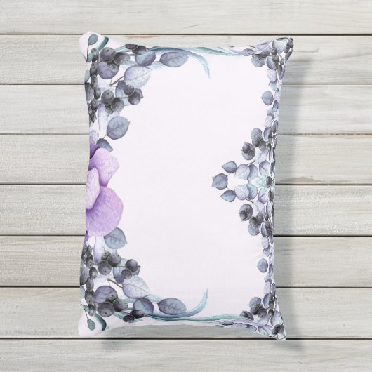 Coussin D'extérieur Pretty Lavender Eucalyptus Baby Nursery (Dos (Vertical))
