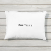 Coussin D'extérieur Propre texte Cadeaux et faveurs Mariage pour les j (Dos)