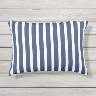 Coussin D'extérieur Rayures Bleu Marine Moderne