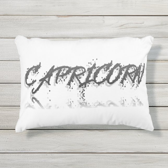 Coussin D'extérieur Réflexion Capricorne (Devant)