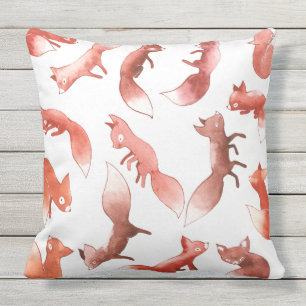 Coussin D'extérieur Renards somnolents